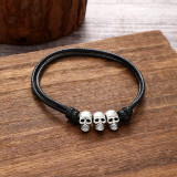 Wax wire bracelet alloy accessories turtle skull cross flower bracelet