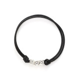 Wax wire bracelet alloy accessories turtle skull cross flower bracelet