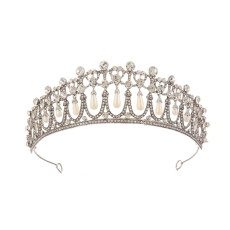 Alloy Crystal Crown Wedding Ball Party Bridal Crown