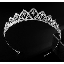 Alloy Crystal Crown Wedding Ball Party Bridal Crown