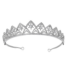 Alloy Crystal Crown Wedding Ball Party Bridal Crown