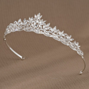Alloy Crystal Crown Wedding Ball Party Bridal Crown