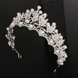 Alloy Crystal Crown Wedding Ball Party Bridal Crown