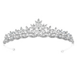 Alloy Crystal Crown Wedding Ball Party Bridal Crown