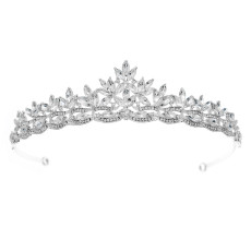 Alloy Crystal Crown Wedding Ball Party Bridal Crown