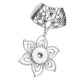 Hot Fashion Hollow stars scarf pendant Flower Snowflake Leaf pendant for Scarves scarf fit 18MM snap buttons wholesale