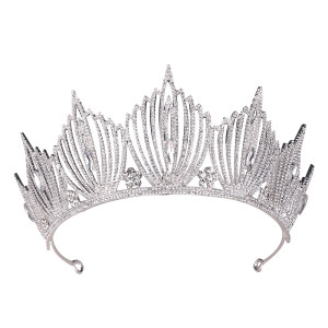 Alloy Crystal Crown Wedding Ball Party Bridal Crown