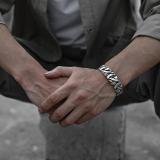 Alloy imitation handmade woven bracelet