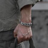 Alloy imitation handmade woven bracelet