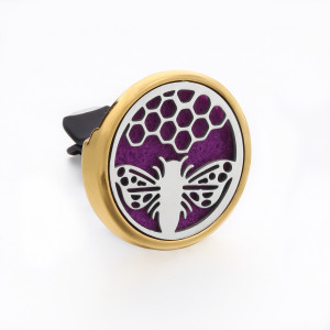 Stainless steel Alloy hollow car bracket car aromatherapy air outlet clip car aromatherapy clip perfume dispenser