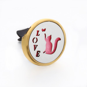 Stainless steel Alloy hollow car bracket car aromatherapy air outlet clip car aromatherapy clip perfume dispenser