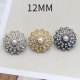 12MM Metal pearl snap button charms