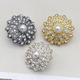 23MM Metal pearl snap button charms