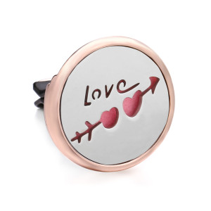 Stainless steel Alloy hollow car bracket car aromatherapy air outlet clip car aromatherapy clip perfume dispenser