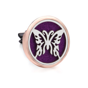 Stainless steel Alloy hollow car bracket car aromatherapy air outlet clip car aromatherapy clip perfume dispenser