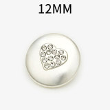 12MM Love  snap button charms