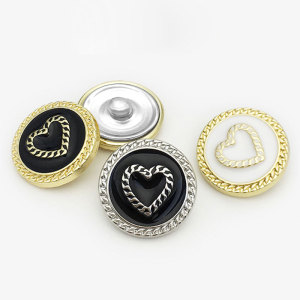 20MM Love  snap button charms