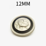 12MM Love  snap button charms