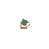 Stainless steel clover ring