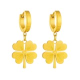 Stainless Steel Love Clover Earrings