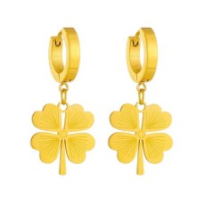 Stainless Steel Love Clover Earrings