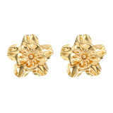 Alloy flower  earrings