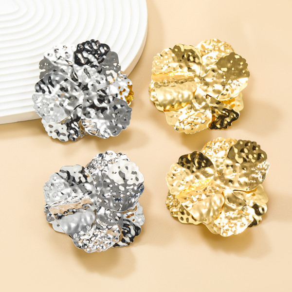 Alloy flower  earrings