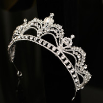 Alloy Crystal Crown Wedding Ball Party Bridal Crown