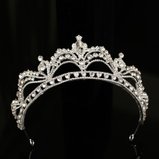 Alloy Crystal Crown Wedding Ball Party Bridal Crown