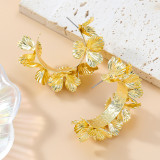 Alloy flower  earrings