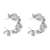 Alloy flower  earrings