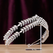 Alloy Crystal Crown Wedding Ball Party Bridal Crown
