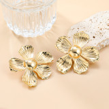 Alloy flower  earrings