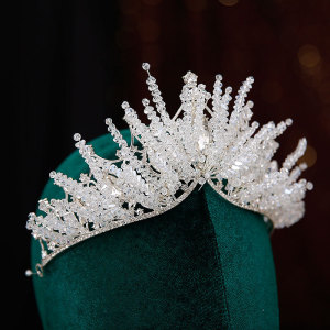 Alloy Crystal Crown Wedding Ball Party Bridal Crown