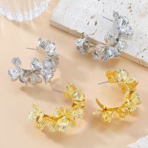 Alloy flower  earrings