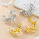 Alloy flower  earrings