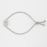 26 Stainless Steel  Letter Bracelet