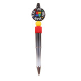 Autistic child  Cartoon pattern cute Silicone Beads Colored Plastic Beads Writing Neutral Pen