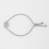 26 Stainless Steel  Letter Bracelet