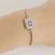 26 Stainless Steel  Letter Bracelet