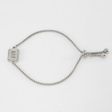 26 Stainless Steel  Letter Bracelet