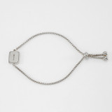 26 Stainless Steel  Letter Bracelet