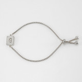 26 Stainless Steel  Letter Bracelet