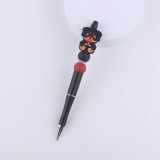 Cartoon silicone animal bee dog beaded pen accessories