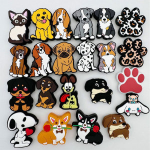 Cartoon silicone animal bee dog beaded pen accessories