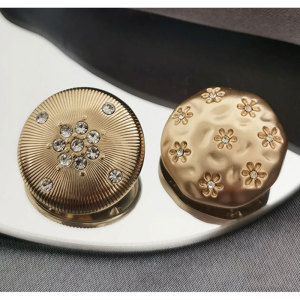 23MM Metal flowers  snap button charms