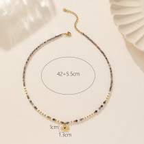 Stainless Steel Devil's Eye Necklace