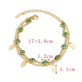 Stainless Steel Devil's Eye Bracelet