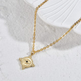 Stainless Steel Devil's Eye Necklace