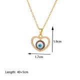 Stainless Steel Devil's Eye Necklace